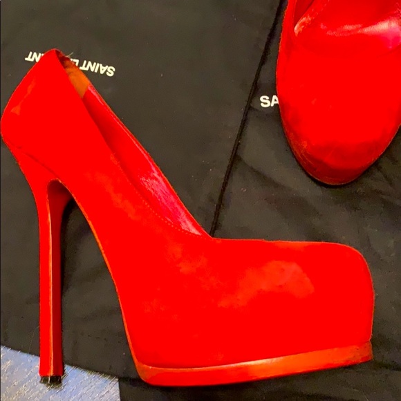 Yves Saint Laurent suede pump - Picture 8 of 10